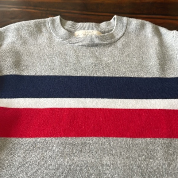 H&M logg men's grey colour block sweater size Large - Picture 3 of 8